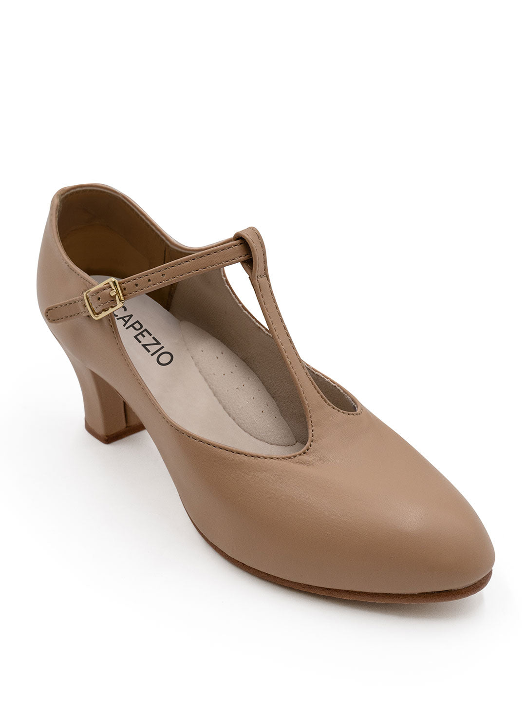 Capezio Jr. Footlight T-Strap Character Heel