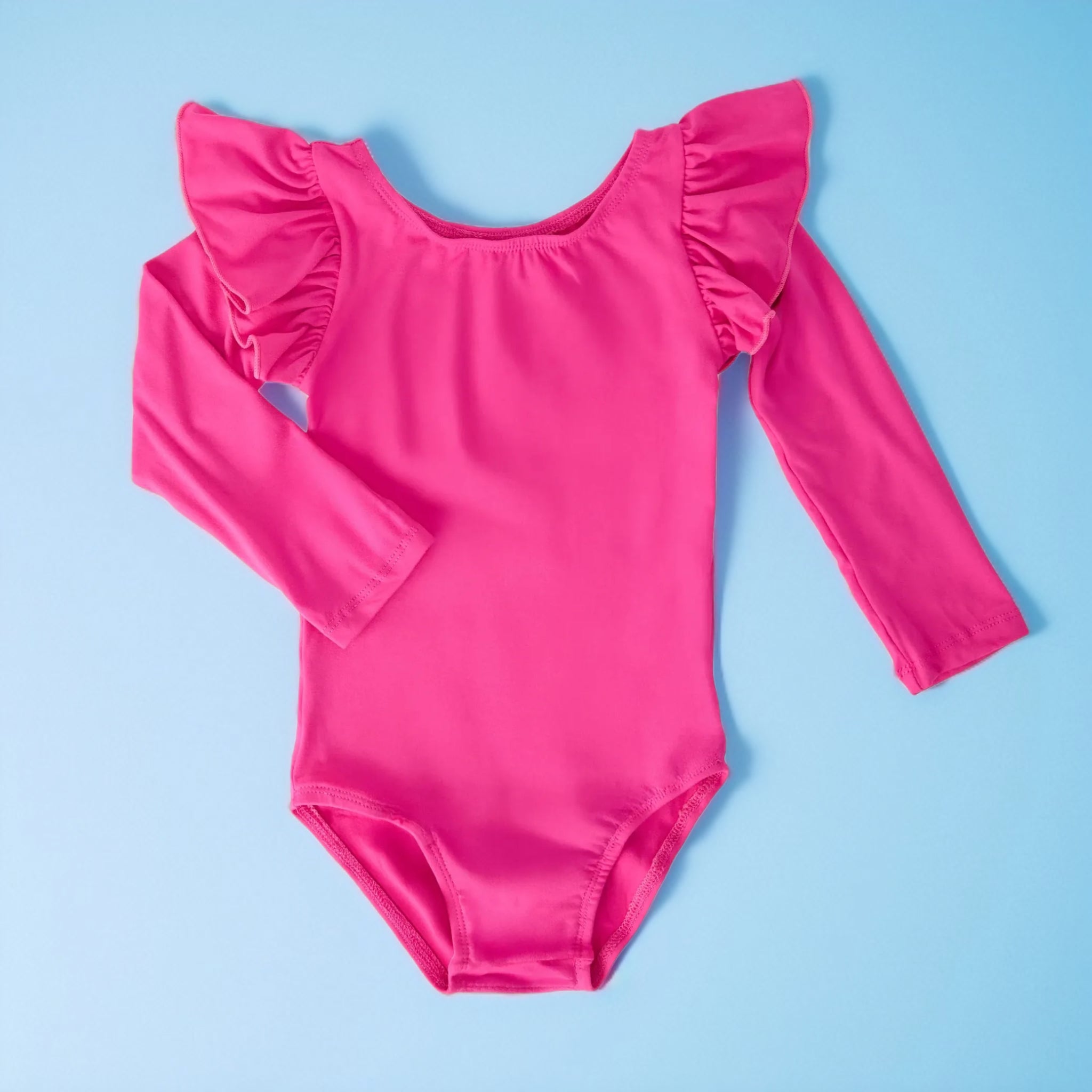 Mila and Rose Solid Long Sleeve Leotard