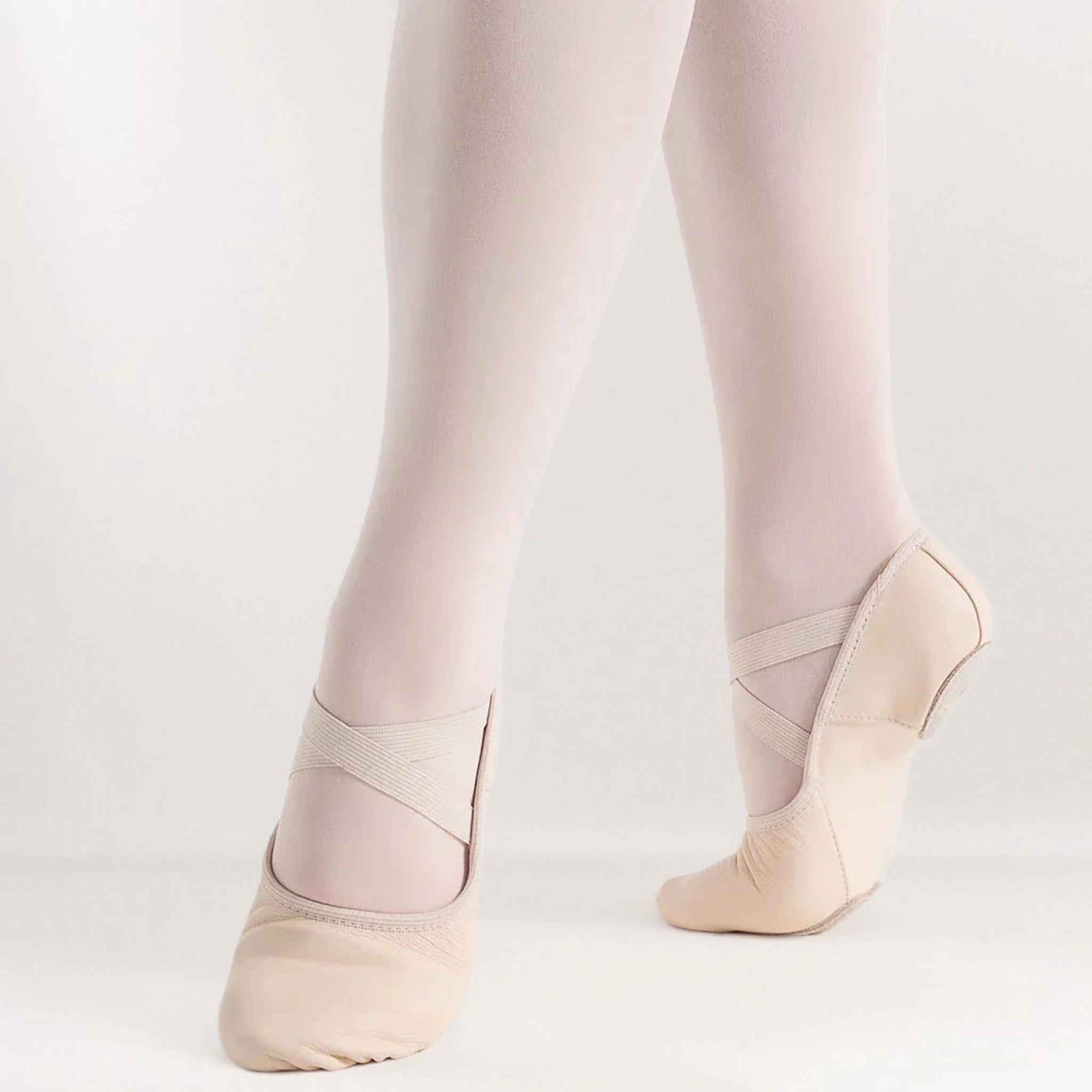Capezio Hanami Leather Ballet Slipper Light Pink