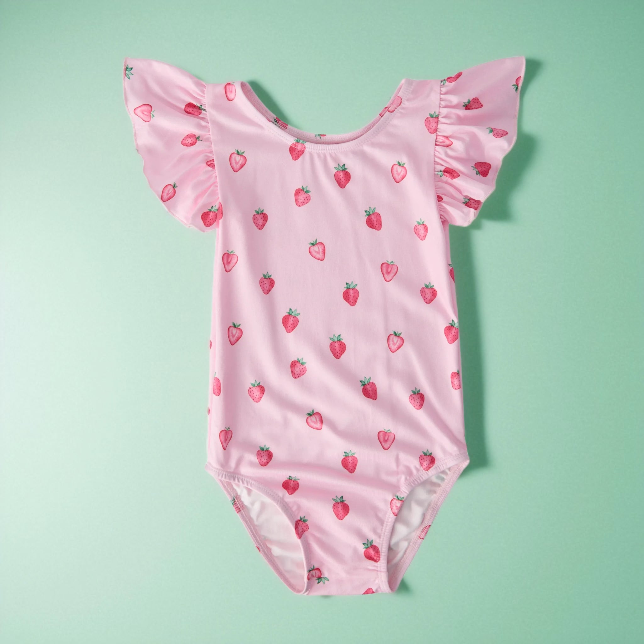 Mila and Rose Printed Short Sleeve Leotard