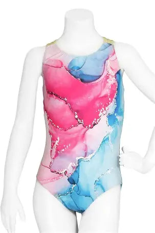 Extended Woven Back Gymnastics Leotard
