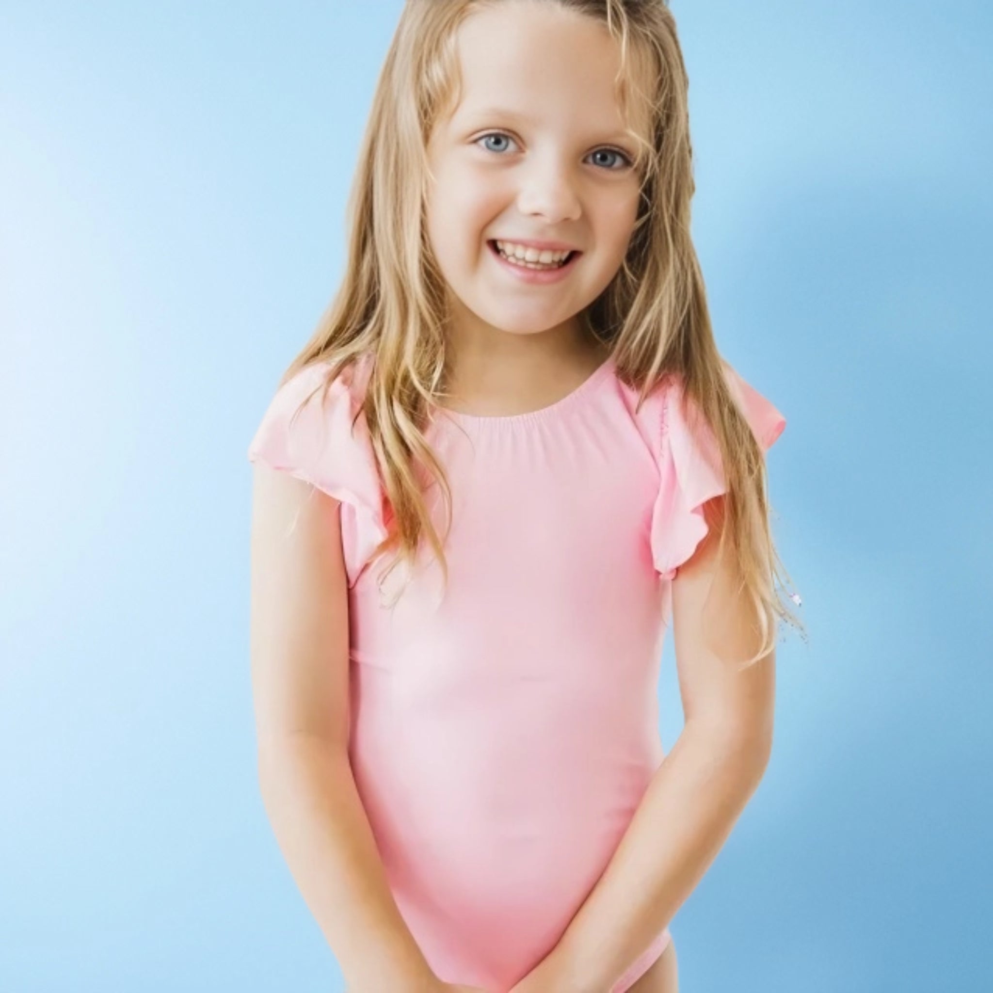 Mila and Rose Solid Short Sleeve Leotard