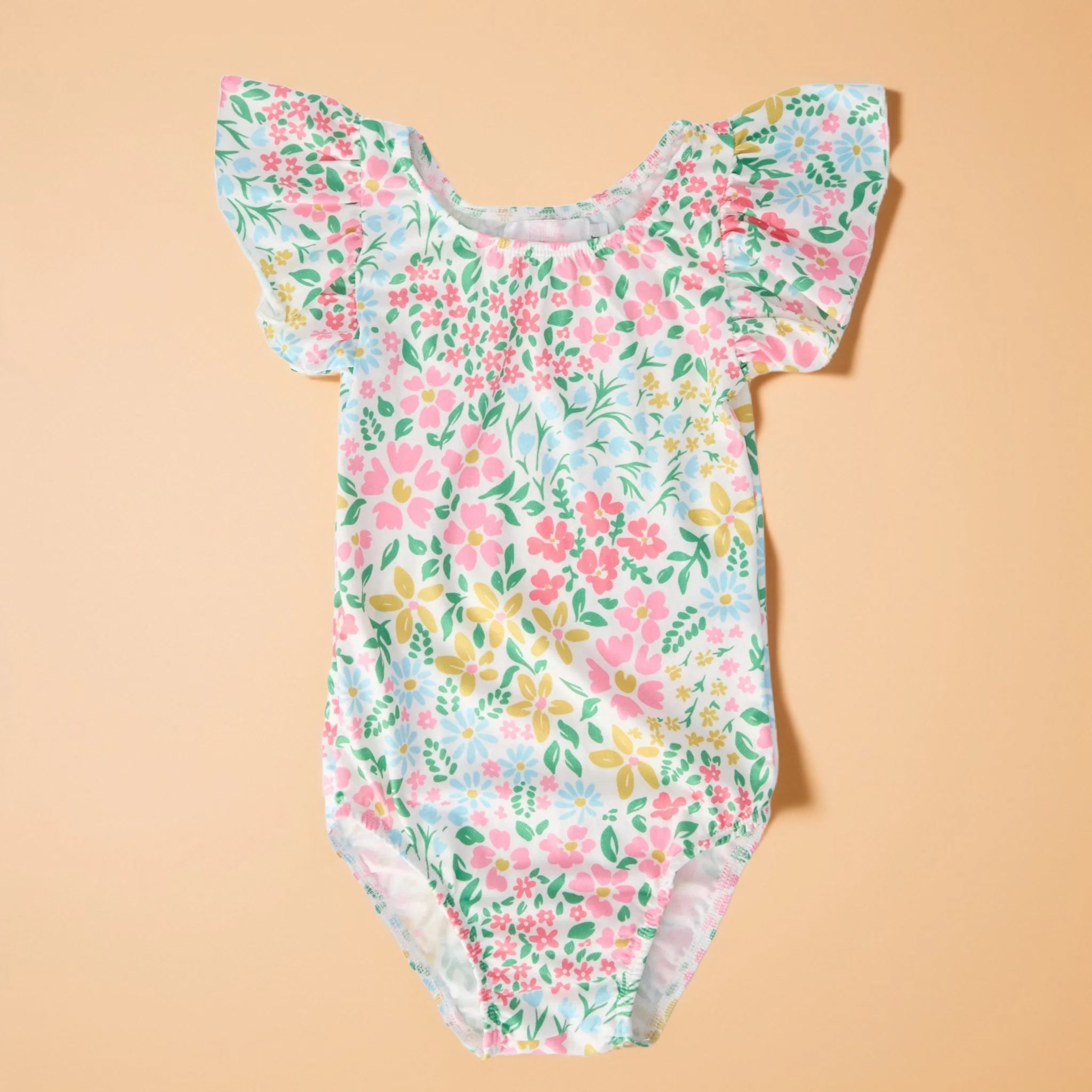 Mila and Rose Printed Short Sleeve Leotard