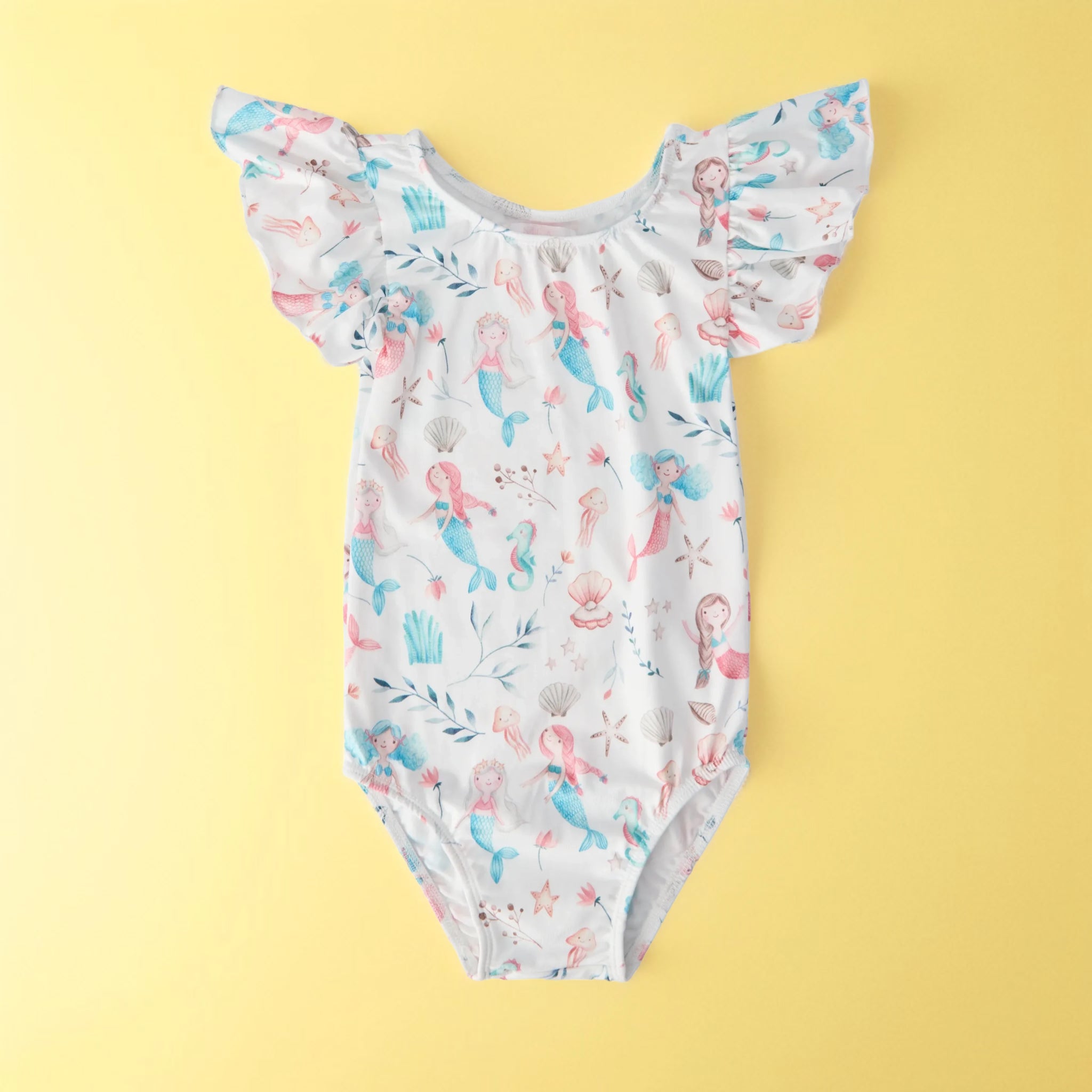 Mila and Rose Printed Short Sleeve Leotard