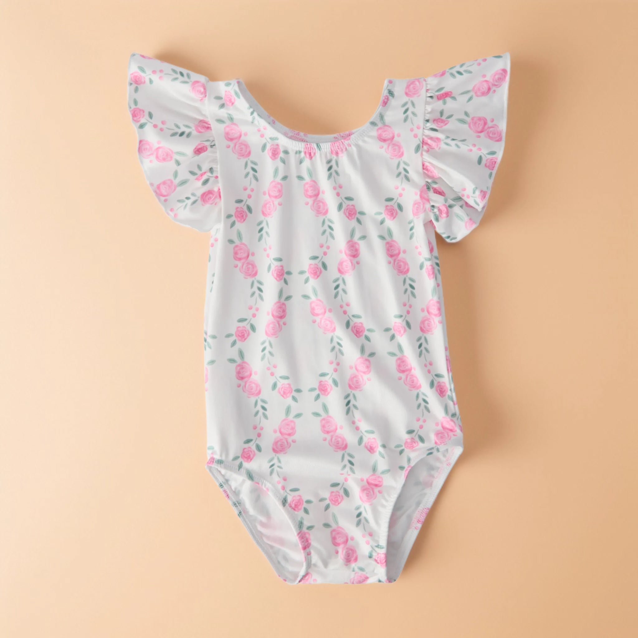 Mila and Rose Printed Short Sleeve Leotard