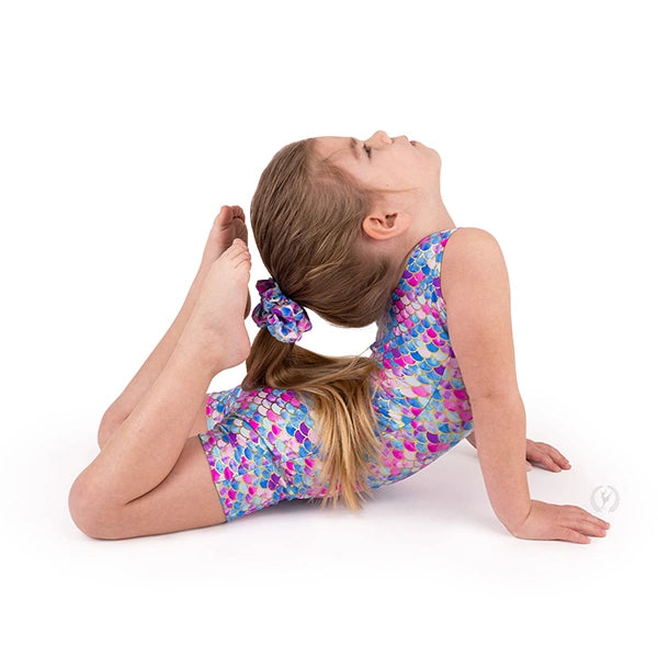 Shimmering Scallop Gymnastics Biketard